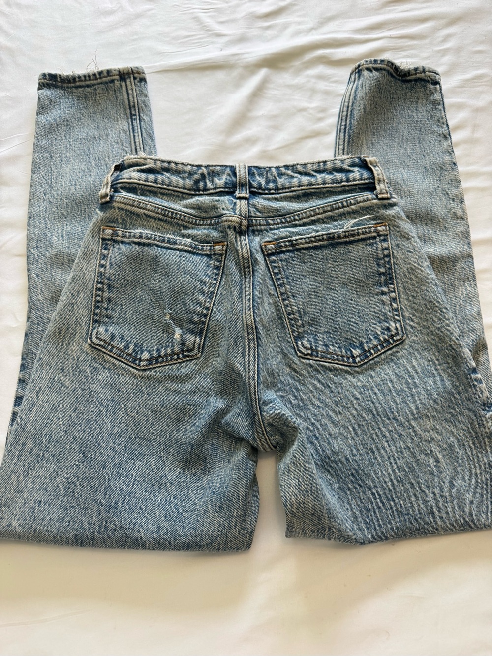 Abercrombie & Fitch Vintage Light Wash Straight Leg Jeans - Picture 9 of 9